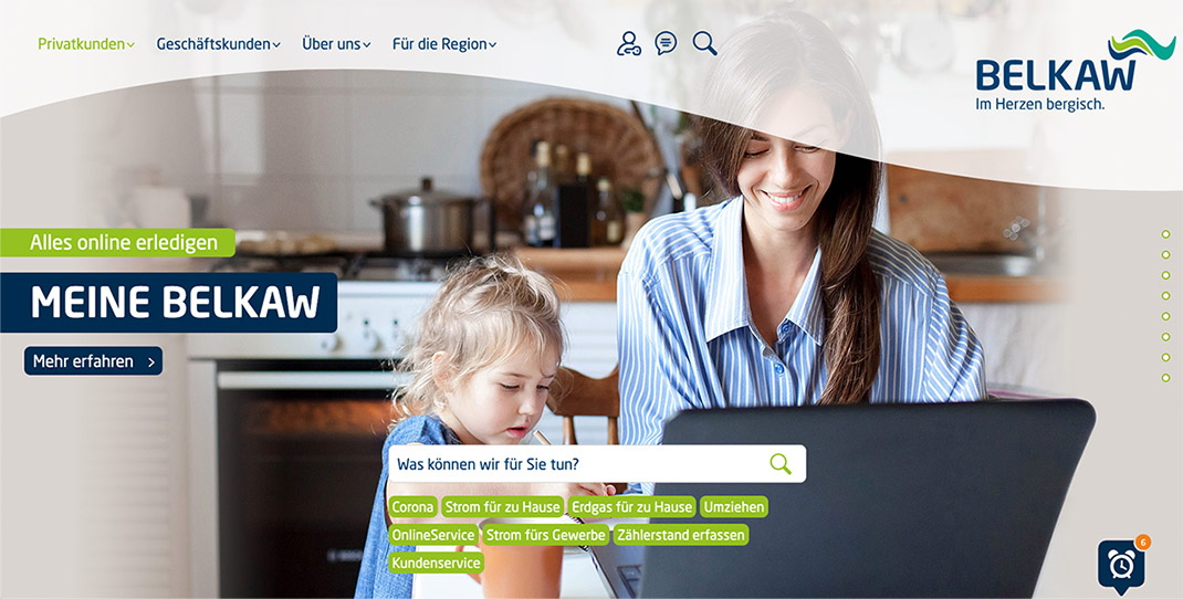 Website Screenshot - Referenz: Belkaw GmbH